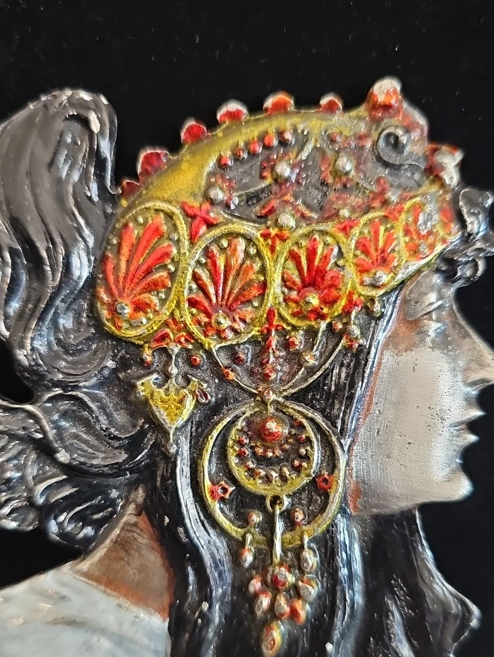 Art Nouveauv-Style  Belt Buckel